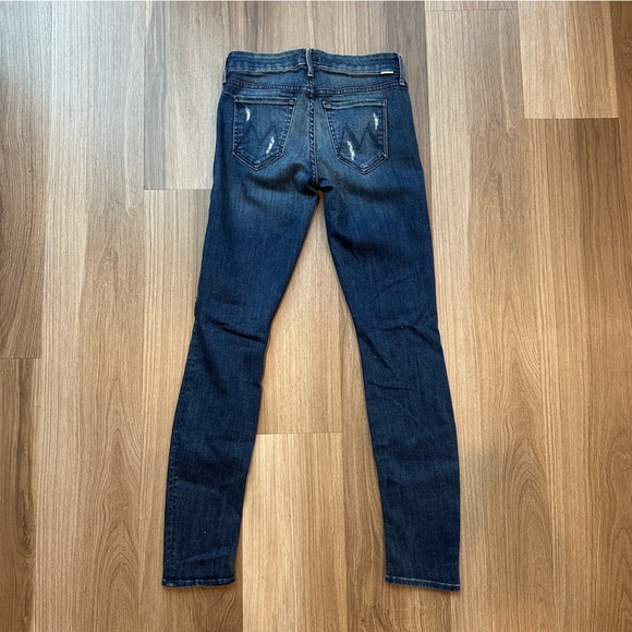 Mother denim The Looker high waisted jeans in Dark Graffiti size 24 women’s - Picture 2 of 8